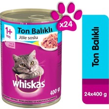 Whiskas Ton Balıklı Yetişkin Kedi Konserve Yaş Maması 400 gr x 24 Adet