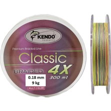 Kendo Classic 4x 0.18mm 300m Multicolor Örgü Ip Misina