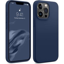 Bix iPhone 14 Pro Silikon Kılıf Magsafe Uyumlu Güçlü Koruma Darbe Emici Kömür Grisi