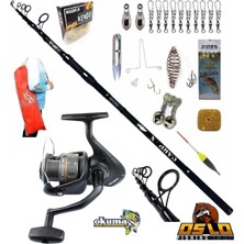 Okuma Revenger Rv-65 Oslo Carp-x 390cm 3,5lbs Profesyonel Surf Sazan Kıyı Olta Takımı Seti