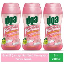 Doa Granül Çamaşır Parfümü & Çamaşır Yumuşatıcı Pudra Kokulu 3 x 210 gr