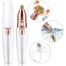 Normadia Çift Fonksiyonlu Şarjlı Kaş ve Bıyık Tüy Alma Makinesi