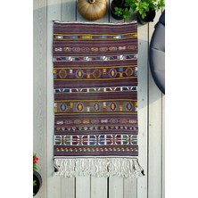 Cicim Halı El Dokuma Konya Köy Kilim 82X150 cm