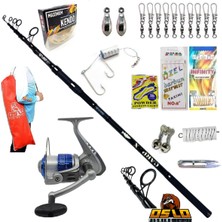 Oslo Carp-x 360cm 3,5lbs Kendo Sea Power 7000 Profesyonel Surf Kıyı Olta Takımı Seti