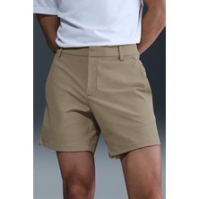 Nike 24.7 Perfect Stretch Men's Dri Fit 6" Short Erkek Esnek 15CM (Yaklaşık)  Şort Bej