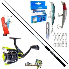 Oslo Okuma Fın Chaser 4000 240cm 20-40gr Daiwa Sweepfire Rapala Maket Balık Spin Olta Takımı Seti