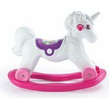 Osense 2509 Tekerlekli Unicorn Sallanan At -Dolu