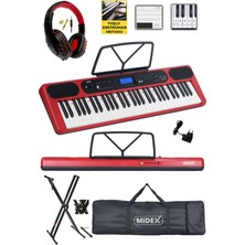 PremiumPort Pro Org 61 LED Işıklı Bluetooth Midi Kulaklık, Hassas Tuş, Şık ve Kompakt