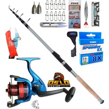 Oslo 3000 300cm 60-120gr Remixon Carbo-X Tele Spin Olta Takımı Seti