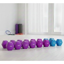 NK SPOR 8 Adet 4 Çift (2X1KG-2X2KG-2X3KG-2X5KG) Dambıl Seti -(Dumbbell) Ağırlık Antrenman - Güç Ağırlığı - Spor - Egzersiz - Ağırlık Seti-Fitness-Gym-Evde Spor