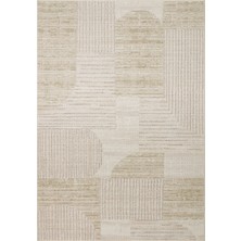 Eko Halı Sahara Sha 02 Cream Green Naturel ve Yumuşak Tuşeli Şık Desenlere Sahip Hav Vermeyen Makine Halısı