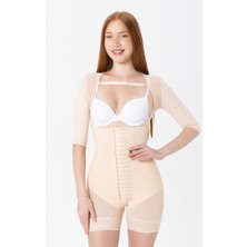 HA-3200 H&a Korse Stage 2 Kollu Kısa Şort Korse Medikal Liposuction Karın Germe Doğum Sonrası Günlük Korse