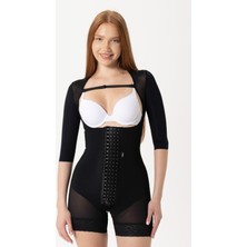 HA-3200 H&a Korse Stage 2 Kollu Kısa Şort Korse Medikal Liposuction Karın Germe Doğum Sonrası Günlük Korse