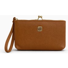 Queen Elizabeth Kadın Abiye Portföy Çanta Taba 2165