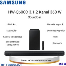 Samsung HW-Q600C Q Serisi Soundbar + Jbl Bluetoothhoparlör Hediye