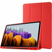 Five-E Samsung Galaxy Tab S9 Kalem Şarjına Uygun Kalemlikli Uyku Modlu Stromix Standlı Kapaklı Kılıf Sm- X710