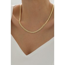 Yavuz Kuyumculuk 14 Ayar Altın Mega Parıltılı Snake Zincir