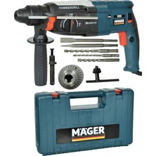 PremiumPort 7üstü Pro Metal Şanzımanlı Delici ve Kırıcı Matkap 2-28MM