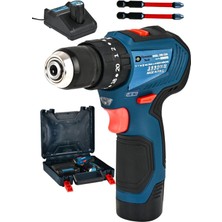 PremiumPort Darbeli Şarjlı Matkap, Çift Akülü, Metal Şanzuman, Güçlü ve Pratik