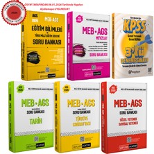 Pegem Akademi Yayıncılık 2026 Meb Ags Yeni Müfredat Eğitim-Tarih-Coğrafya-Sözel-Sayısal Y-Mevzuat-Çözümlü Soru Bankası Seti