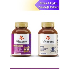 Vitasent Stres & Uyku Desteği Paketi – Magcomplex 4 ve 5-Htp ile Zihinsel Denge ve Uyku Desteği