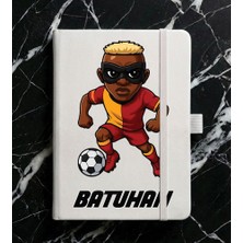 Senada Kişiye Özel Isim Yazılı Tarihsiz 192 Sayfa Mini Termo Defter Baskılı Desenli 9X14 cm Beyaz - Modatsrm 6