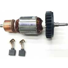 PremiumPort Makita Tipi GA7020 Endüvi Rotor Kollektör ve Kömürü Seti