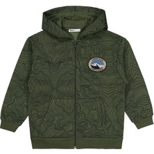 Civil Boys Everest Armalı Koordinat Empirme 6-9 Yaş Hırka - Haki 7-8 Yaş