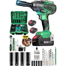 PremiumPort 1000 Nm Kademeli Yüksek Torklu Somun Sökme Makinesi, Kömürsüz Cırcırlı