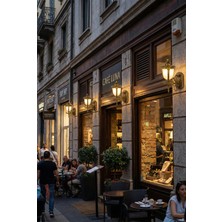 Billur Aydınlatma BA26/114 Metal Döküm Gövde Camlı Duvar Apliği