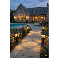 Billur Aydınlatma Ba 35/159 Ingiliz Çitalı Küçük Boy Alüminyum Döküm Dış Mekan Aplik (48 Cm)