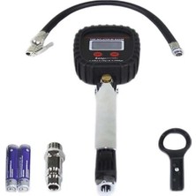 PremiumPort Dijital Gösterge Mandallı Lastik Şişirme Tabancası 10 Bar, 150 Psi
