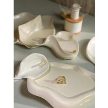 Ezgiarslanatalier Çelik Gold Çengelli Iğne Yüzük