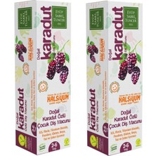 Eyüp Sabri Tuncer Doğal Karadut Özlü Çocuk Diş Macunu 60 ml 2 Adet 2-6 Yaş Hassas Dişler İçin