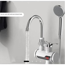 Özbience Beyaz Sıcak Su Isıtıcı, Duş Aparatlı, Pratik ve Şık Tasarım