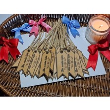 Pratikbox Kraft 300GR Kağıt Etiket/bu Senin Için / Etiketi 2,5X7CM/JÜT Ipli / 30ADET