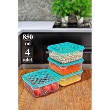 Mutfak Köşesi Light 4'lü Saklama Kabı- 850 ml