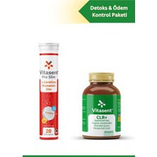 Vitasent 2'li Detoks & Ödem Kontrol Paketi – Clr+ Hyaluronik Asit + Pro Slim