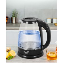 Özbience Işıklı Cam Kettle, 2000W, Kahverengi, 1-2l, C/f, 2 Yıl Garantili