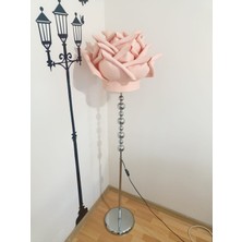 Rose Bloome Lambader Krom Kaplama Ayak Evagül Tasarım Başlık Pudra Rengi