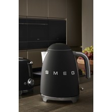 Özbience Retro Siyah Mat Çelik Çaydanlık, Şık ve Dayanıklı Tasarım