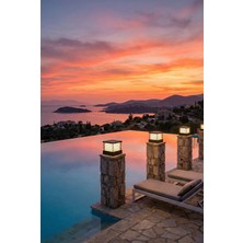 Billur Aydınlatma Ba 186/764 Metal Gövde Pleksi Camlı Dekoratif Aplik 35X39 cm