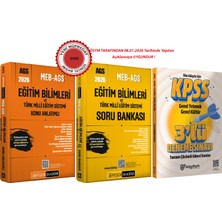 Pegem Akademi Yayıncılık 2026 Meb Ags Yeni Müfredat Eğitim Bilimleri ve Türk Milli Eğitim Sistemi Konu Anlatımı-Soru Bankası