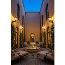 Billur Aydınlatma Ba 48/223 Alüminyum Döküm Klasik Dış Mekan Duvar Apliği Bahçe Armatürü IP55