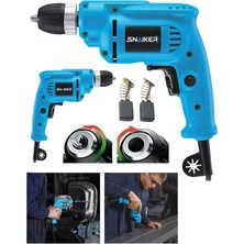 PremiumPort 450W Bakır Sargılı Darbesiz Vidalama Matkap ve 24 Parça Set Hediye