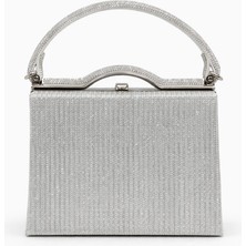 Louisiana Polo VRL Kadın Abiye Portföy Çanta Gümüş 1245