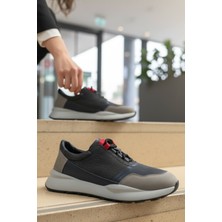 Enoch Erkek Sneaker - Karma Materyal Dokulu Esnek Tabanlı Şehir Ayakkabısı ve Dinamik Tasarım Bağcıklı Yürüyüş Ayakkabısı