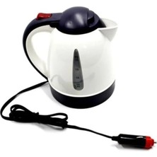 Özbience 1l 24V Araç Içi Su Isıtıcı Kettle Çakmaklık Girişli