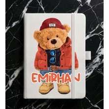 Senada Kişiye Özel Isim Yazılı Tarihsiz 224 Sayfa Not Defteri Baskılı Desenli 13X21 cm Beyaz - RENK-013