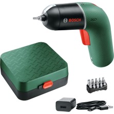 Bosch Akülü Vidalama Makinesi, 6 V, 1.5 Ah, Yeşil, Hafif ve Güçlü Tasarım
